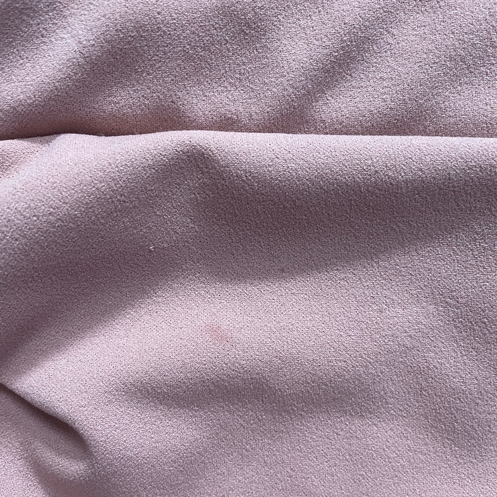 Pink Asymmetrical Pencil Skirt - Picture 3 of 5